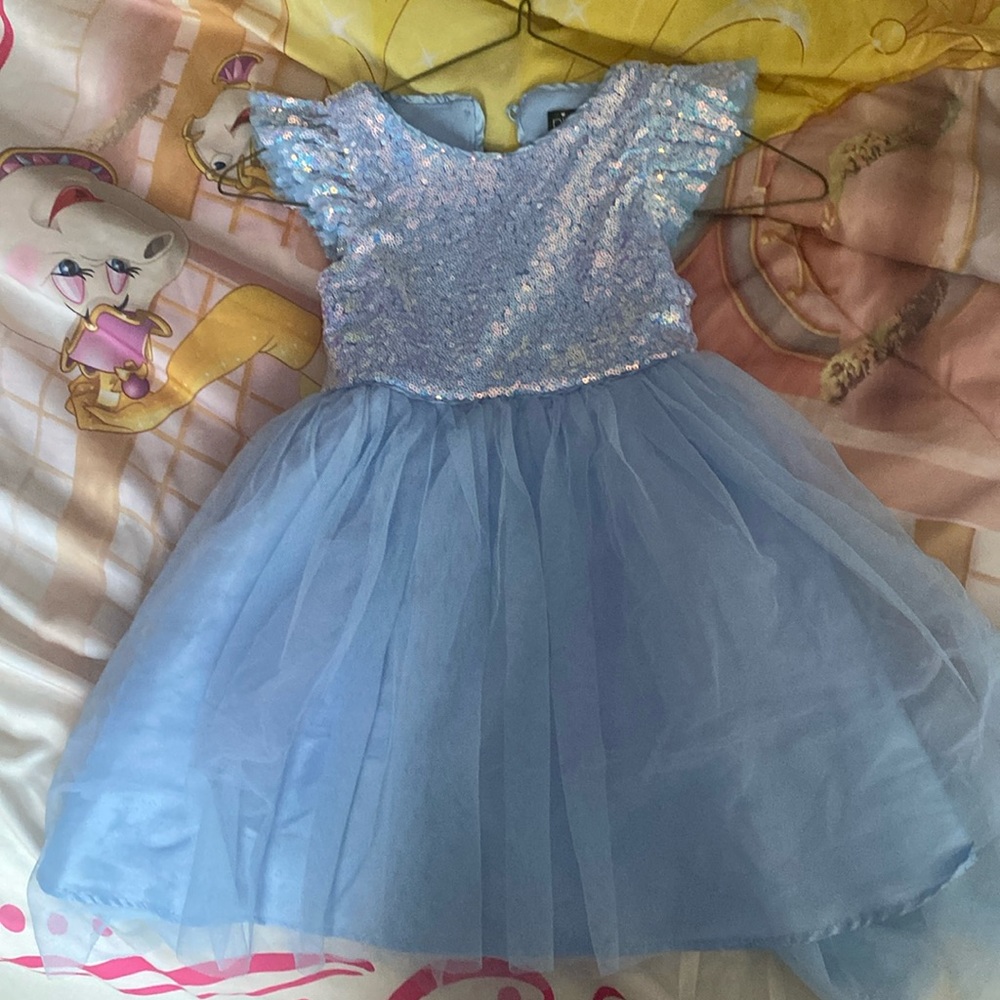 Girls blue dress